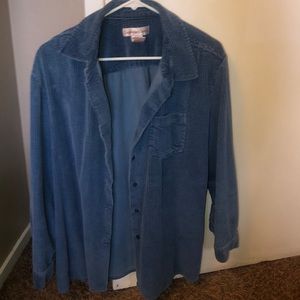 blue corduroy jacket